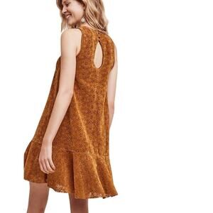 Anthropologie Amis Lace Dress by Maeve, 4P Velvet drop waist